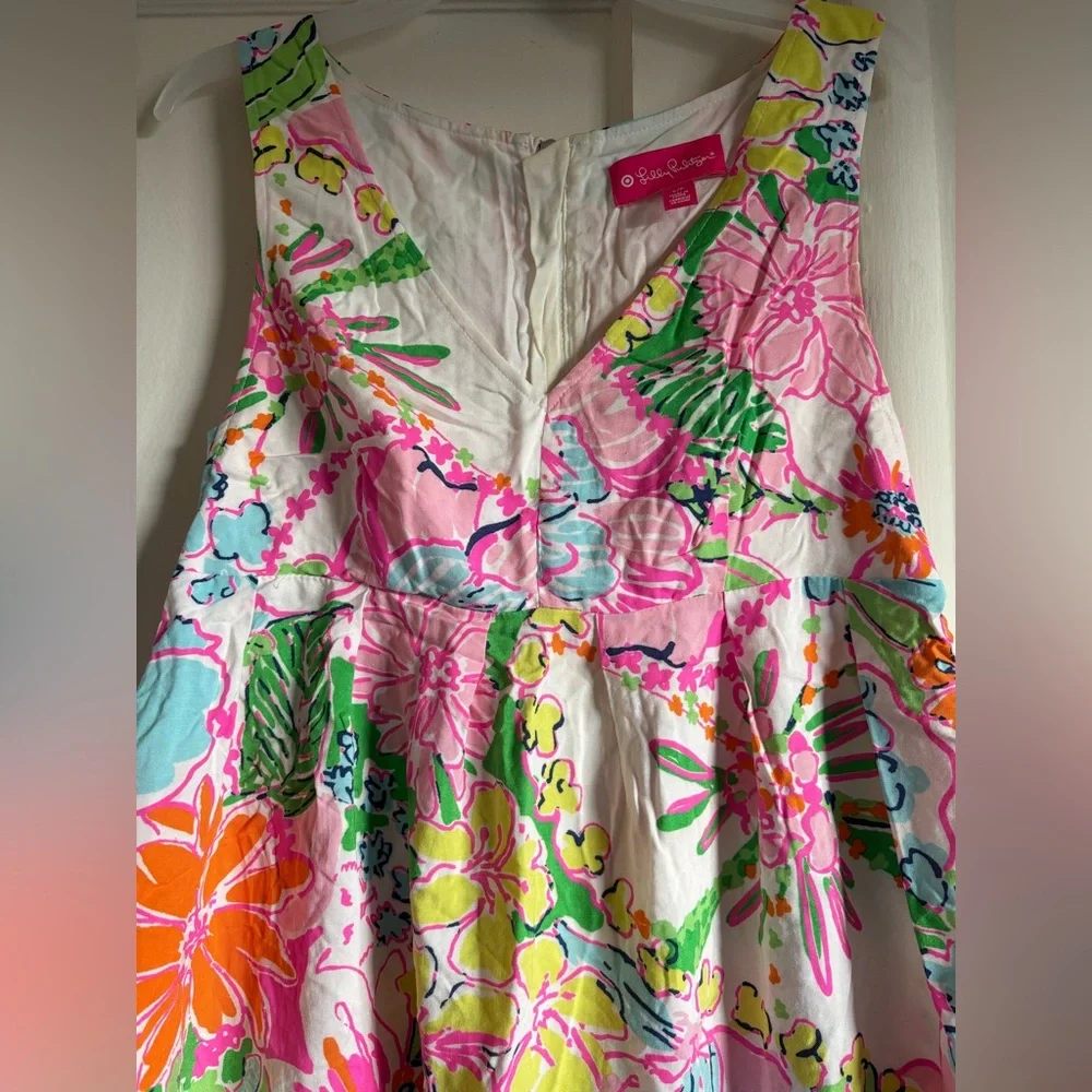 Lilly Pulitzer Floral Multicolor Blouse - Picture 2 of 6